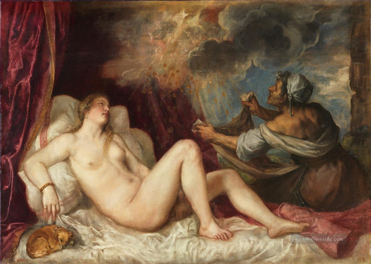 Danae 1553 Nacktheit Tizian Ölgemälde